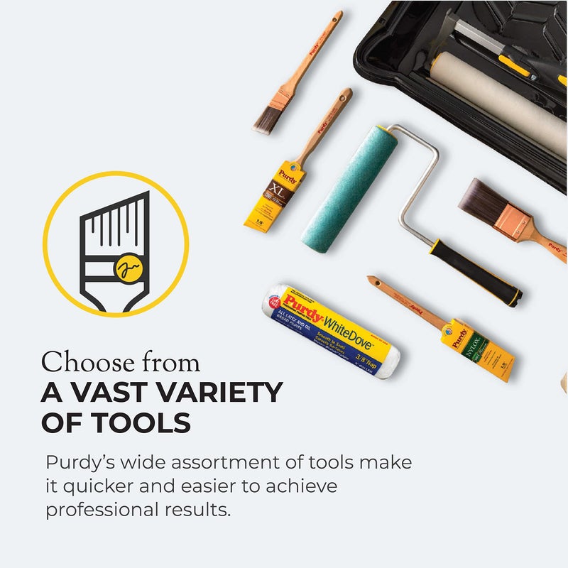 بوردي 2-1/2 بوصة بوردي 144064325 XL فرشاة طلاء وشاح مسطح، تاينكس أوريل - Image 3